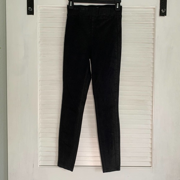 L’AGENCE Rochelle Coated Skinny Jeans Black Size M - Picture 6 of 12